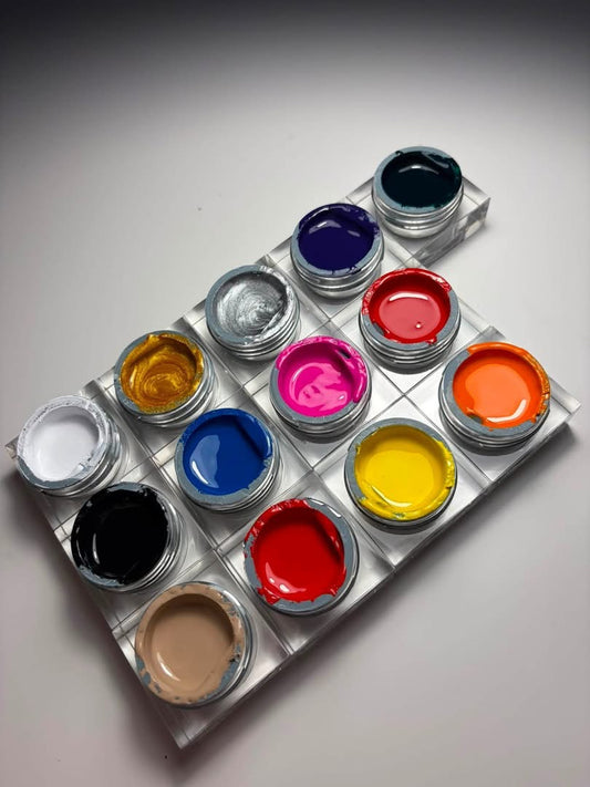 Gel Nail Art Paint – Highly Pigmented Painting Gel | 13 Colours