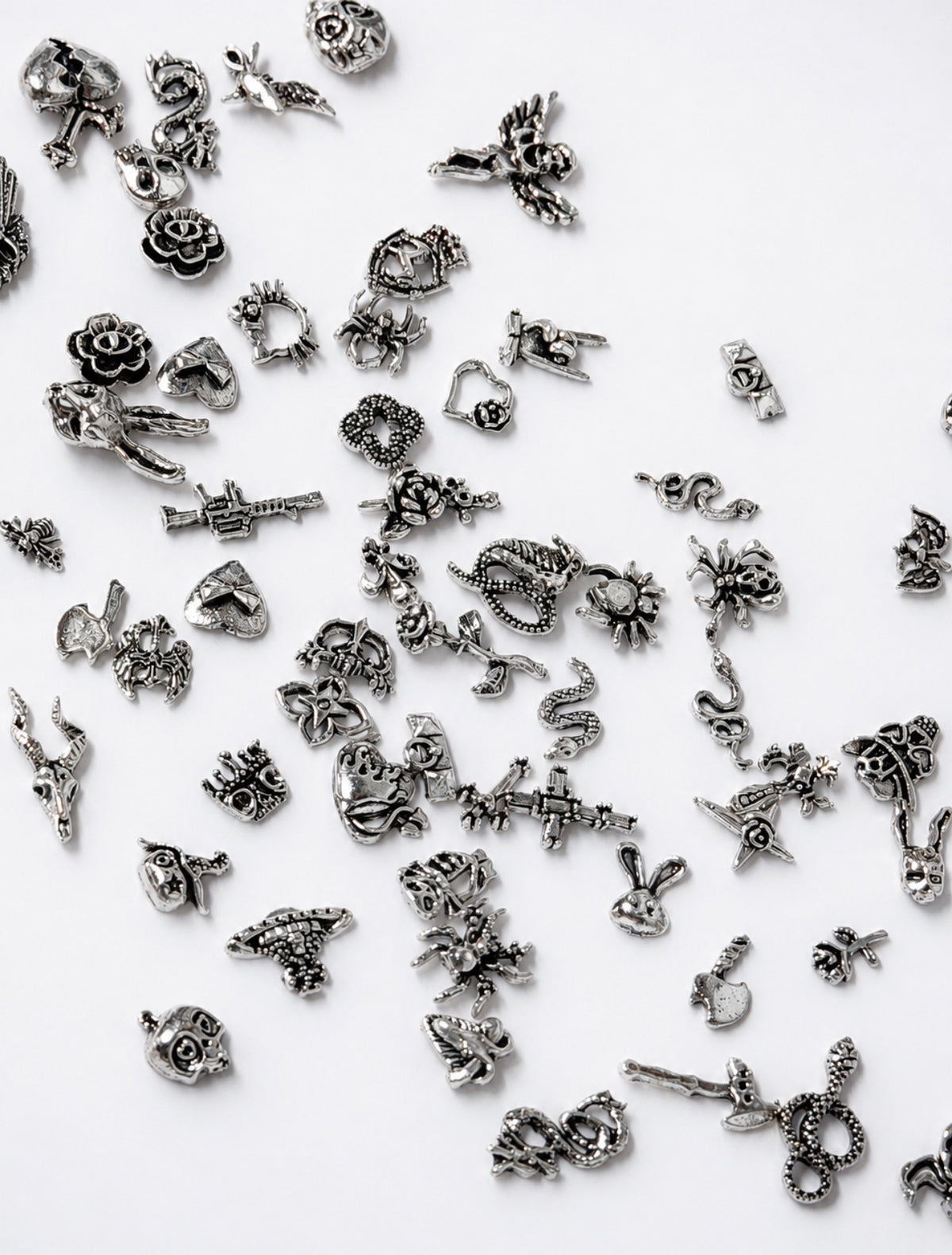 Halloween 3D Charm Mix – 50 Pack