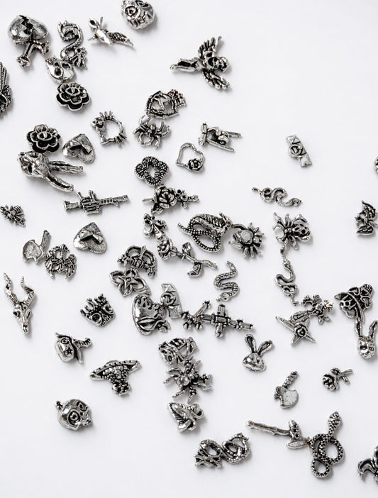 Halloween 3D Charm Mix – 50 Pack