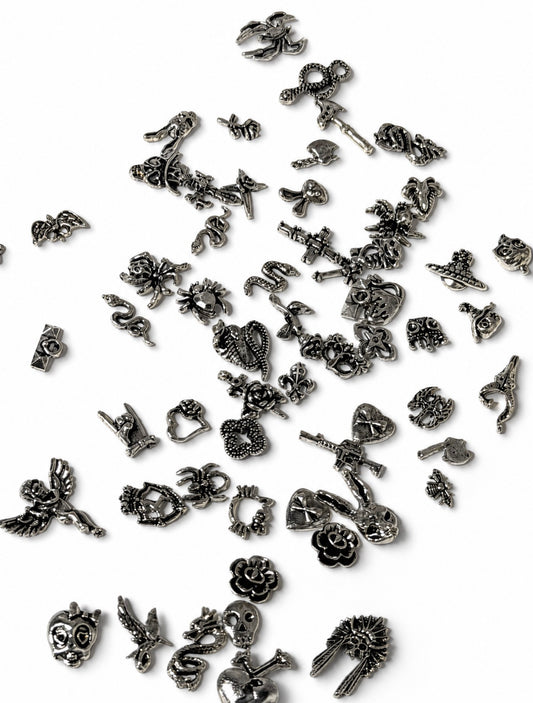 Halloween 3D Charm Mix – 50 Pack