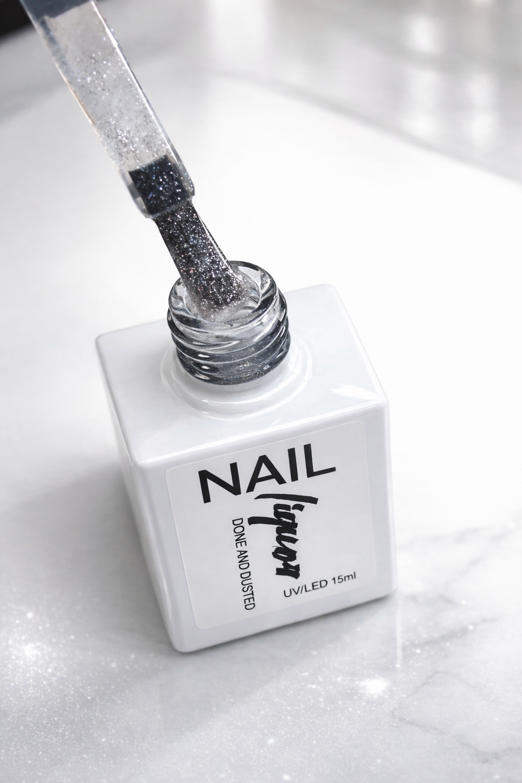 Done and Dusted – No-Wipe Shimmer Top Coat