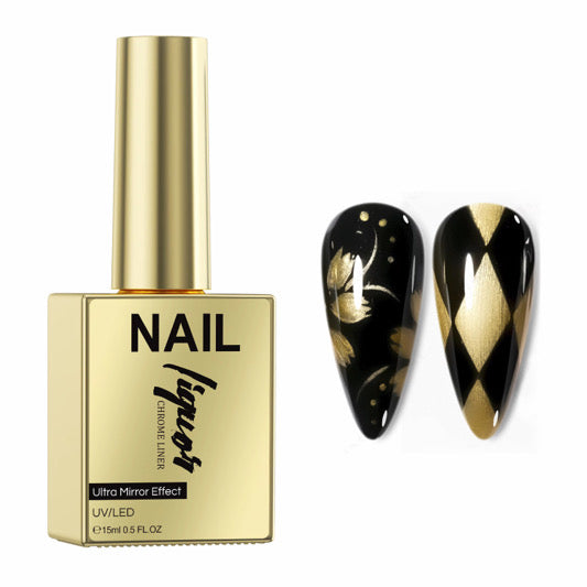 Chrome Liner Gels – Gold & Silver