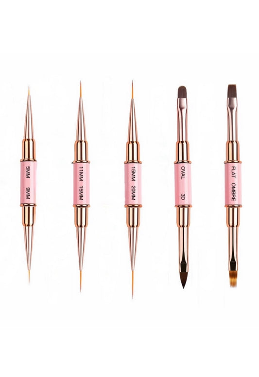 Slay Like A Pro – Ultimate 5-Piece Nail Brush Set