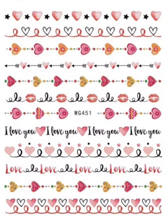 I Love You Stickers
