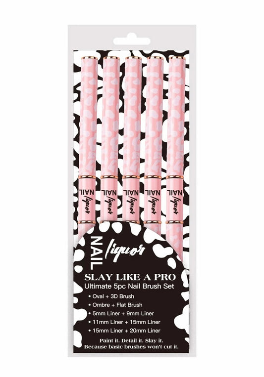 Slay Like A Pro – Ultimate 5-Piece Nail Brush Set