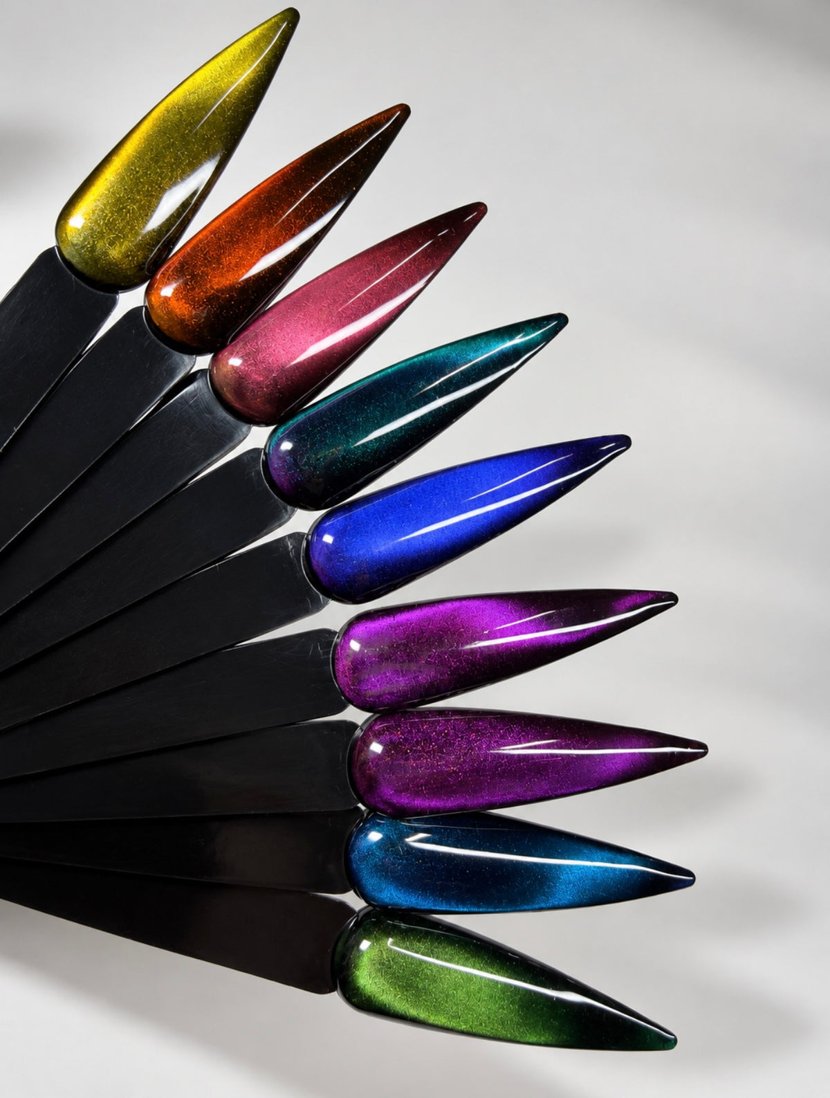 Mixed Signals | Two-Tone Cat Eye Gel Polish Collection