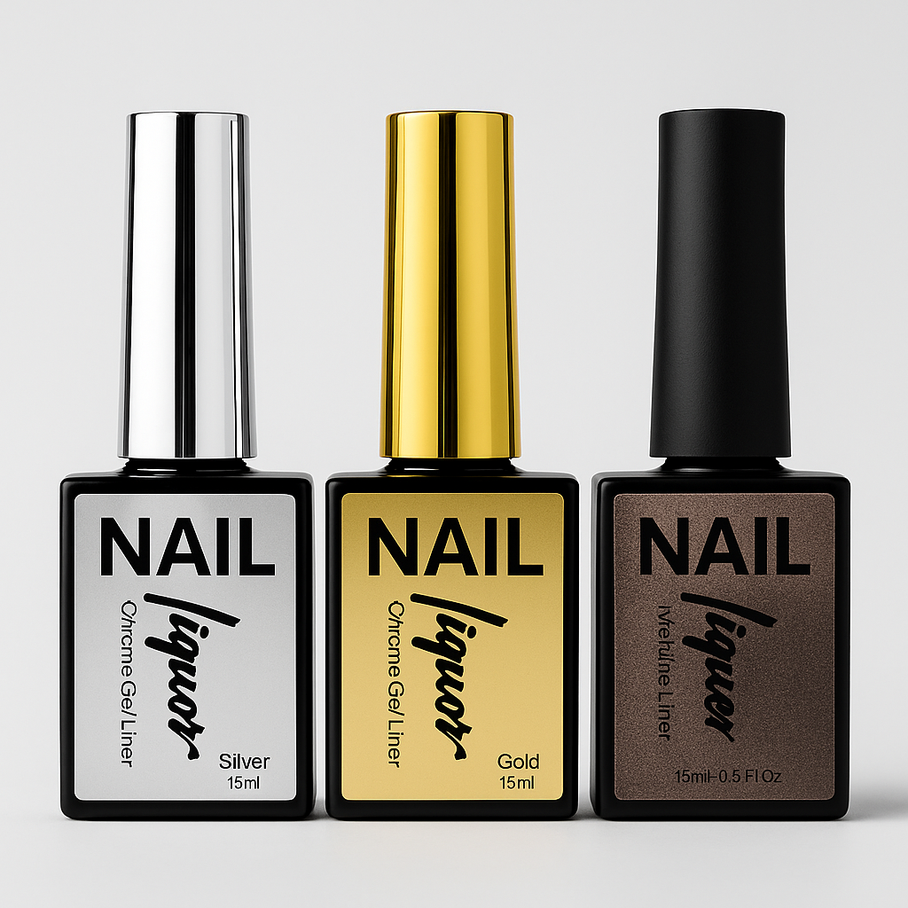 Liner Gel 15ml - Metallic & Chrome