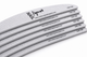 Half Moon Nail Files – Japanese Sandpaper (Pack of 25) | 100 / 150 / 180 / 240 Grit