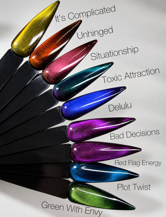 Mixed Signals | Two-Tone Cat Eye Gel Polish Collection