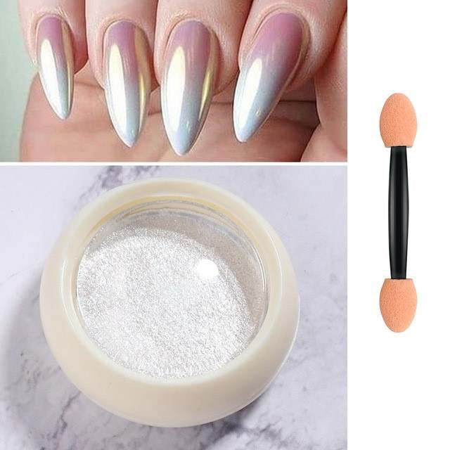 White Chrome Powder – Cut The Crap - Nail Supplies