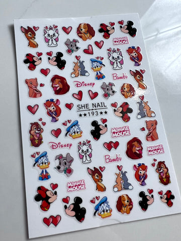 Mixed Disney Stickers