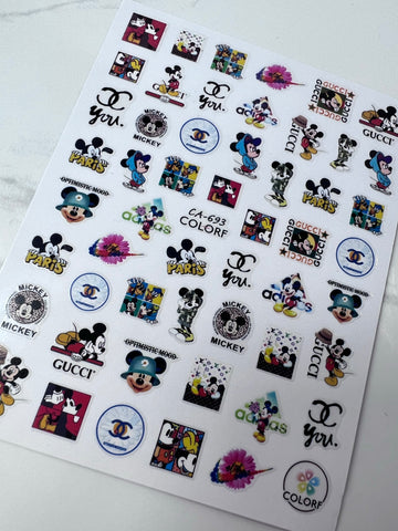 Micky Mouse  - Nail Stickers