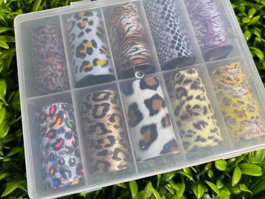 Animal print foils - Pack 3