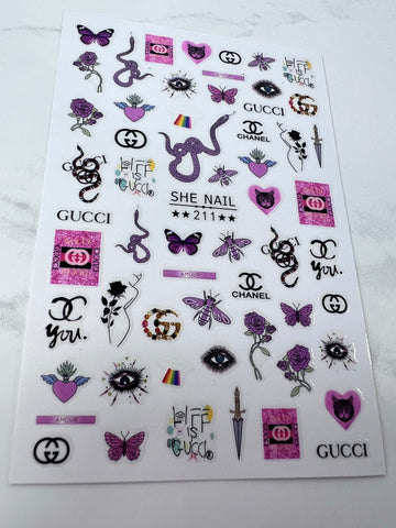 Life is Gucci - Nail Stickers
