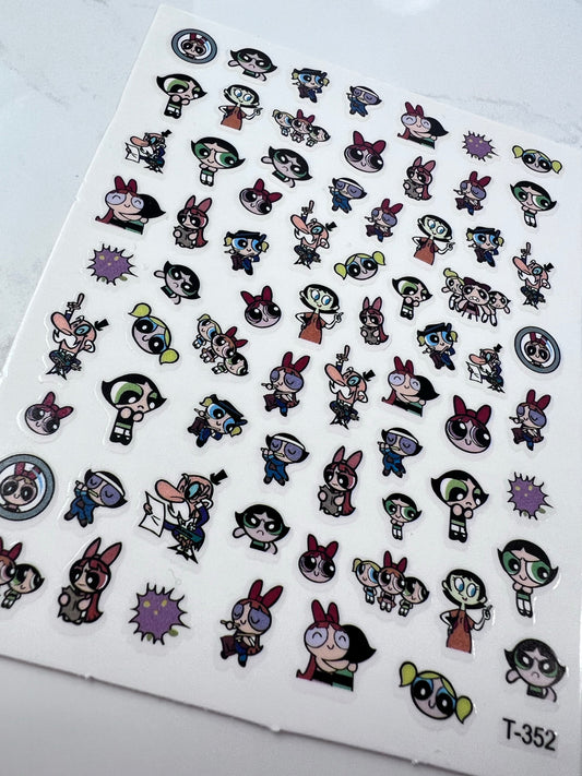 Puff Girl - Nail Stickers