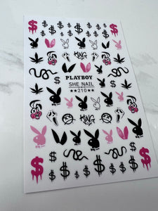 Bunny $$ - Nail Stickers