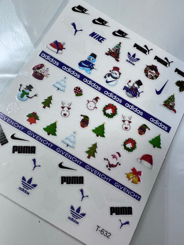 Sports  Christmas Stickers