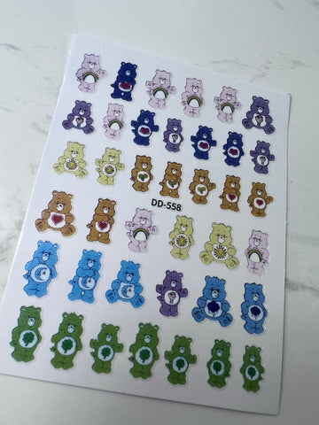 Bear #3 - Nail Stickers