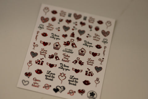 Love and be loved - Stickers